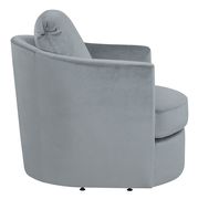 Casual grey swivel accent chair by Coaster additional picture 4