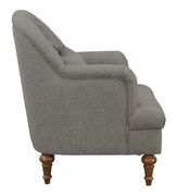 Traditional dark grey accent chair by Coaster additional picture 5