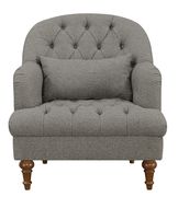 Traditional dark grey accent chair by Coaster additional picture 6