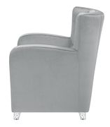 Contemporary grey accent chair by Coaster additional picture 4