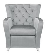 Contemporary grey accent chair by Coaster additional picture 6