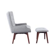 Accent chair with ottoman by Coaster additional picture 2
