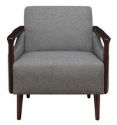 Mid-century retro style gray accent room chair by Coaster additional picture 7