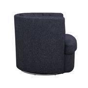 Swivel chair in dark blue linen fabric by Coaster additional picture 3