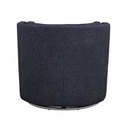 Swivel chair in dark blue linen fabric by Coaster additional picture 4