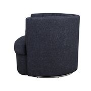 Swivel chair in dark blue linen fabric by Coaster additional picture 5