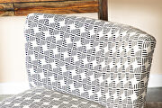 Black & white upholstered accent chair by Coaster additional picture 10