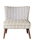 Black & white patterned upholstered accent chair by Coaster additional picture 5