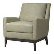 Accent chair in sage green linen-like fabric by Coaster additional picture 2