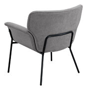 Upholstered flared arms accent chair ash grey by Coaster additional picture 4