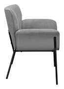 Upholstered flared arms accent chair ash grey by Coaster additional picture 6