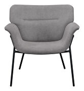 Upholstered flared arms accent chair ash grey by Coaster additional picture 8