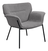 Upholstered flared arms accent chair ash grey by Coaster additional picture 10
