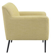 Darlene upholstered track arms accent chair lemon by Coaster additional picture 5