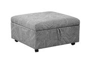 Jacquard grey lift-top storage ottoman by Coaster additional picture 6