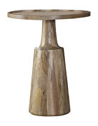 Natural finish wood round accent table by Coaster additional picture 2