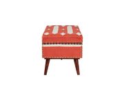 Woven cotton orange / beige bench by Coaster additional picture 3