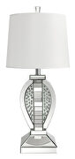 Table lamp with drum shade white and mirror by Coaster additional picture 3