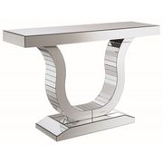 Glam style mirrored display/console table additional photo 2 of 1