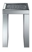 Contemporary mirrored side table by Coaster additional picture 3