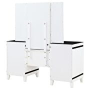 6-drawer vanity set with hollywood lighting black and white by Coaster additional picture 8