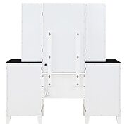 6-drawer vanity set with hollywood lighting black and white by Coaster additional picture 9