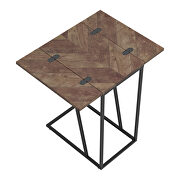 Rustic tobacco finish accent table by Coaster additional picture 7