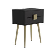 Modern accent table finished in cappuccino by Coaster additional picture 2