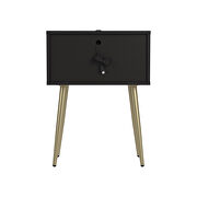 Modern accent table finished in cappuccino by Coaster additional picture 6