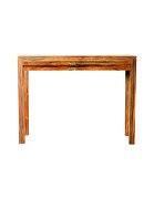 Beautifully constructed solid sheesham console table in a warm chestnut finish by Coaster additional picture 2