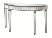 Silver mirrored style console table / display by Coaster additional picture 2