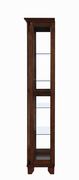 Casual warm brown curio cabinet by Coaster additional picture 5