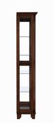 Casual warm brown curio cabinet by Coaster additional picture 6