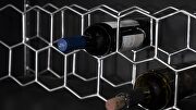 2-door bar cabinet wine storage walnut and black by Coaster additional picture 5