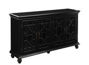 Traditional black accent cabinet by Coaster additional picture 3