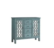 French country antique blue accent cabinet by Coaster additional picture 6