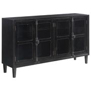 Dark gray french style accent cabinet additional photo 3 of 2