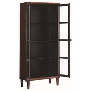 Rich brown/black accent cabinet by Coaster additional picture 2