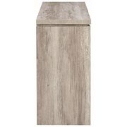 Gray driftwood rustic style accent cabinet additional photo 2 of 2