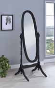 Transitional black cheval mirror by Coaster additional picture 2