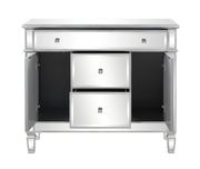 Contemporary silver accent cabinet by Coaster additional picture 4