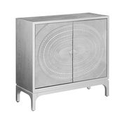 Contemporary silver accent cabinet by Coaster additional picture 2
