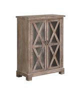 Antique brown 2 doors accent cabinet / display by Coaster additional picture 5