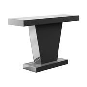 Console table w/ geometric double v base additional photo 2 of 6