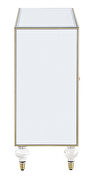 Mirror and champagne finish 2-door accent cabinet by Coaster additional picture 5