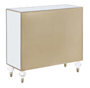 Mirror and champagne finish 2-door accent cabinet by Coaster additional picture 6