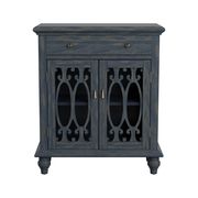 French style blue finish accent cabinet by Coaster additional picture 3