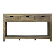 Console table in natural sheesham wood by Coaster additional picture 2