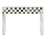 Elegantly designed in a mother of pearl console table by Coaster additional picture 2