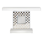 Geometric square base console table by Coaster additional picture 2